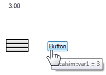 The button changes the value of the PPT and which state is displayed.