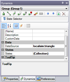 Set the data source here if it is used by all states, then create your state collection.