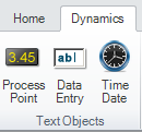 Create PPT/DE objects using this tab group on the Dynamics ribbon.