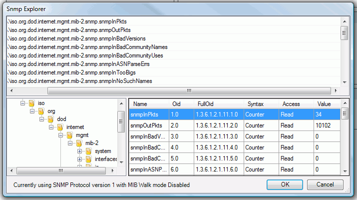 snmp mib walk tool