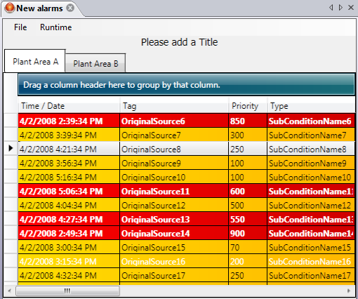 Vertical scrollbar and grid lines, and toolbar disabled. Vertical scrollbar and grid lines, and toolbar disabled.