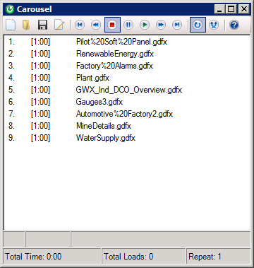 You can create, add, and modify playlists, which are the order displays are presented. You can create, add, and modify playlists, which are the order displays are presented.
