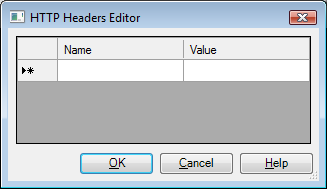 Header information helps communicate with the Web server during publication. Header information helps communicate with the Web server during publication.