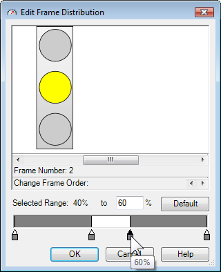 The Range Selector creates frame based animation. The Range Selector creates frame based animation.