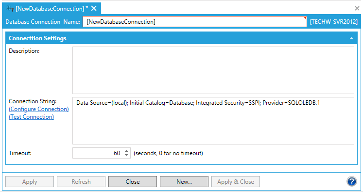Connecting to Open Databases
