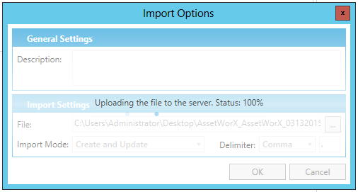 Importing Data into AssetWorX