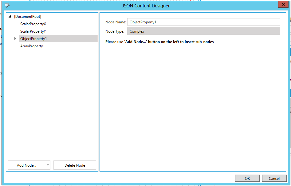 JSON Content Designer