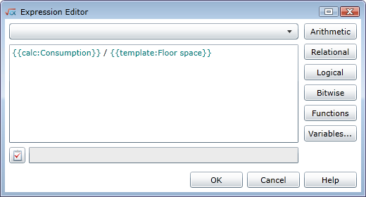 Defining a Library of Calculation Templates