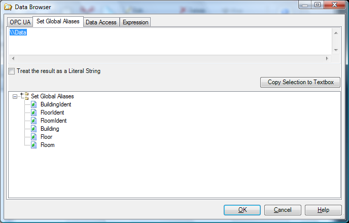 Global alias browser Global alias browser