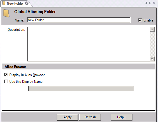 Working with Global Aliases