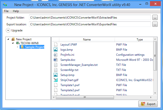 GENESIS32 Conversion Utility